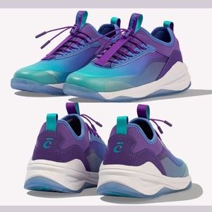 NEW $159 clove [ 10 Women/ 8.5 Men ] Aeros Sneakers in AURORA Purple Green